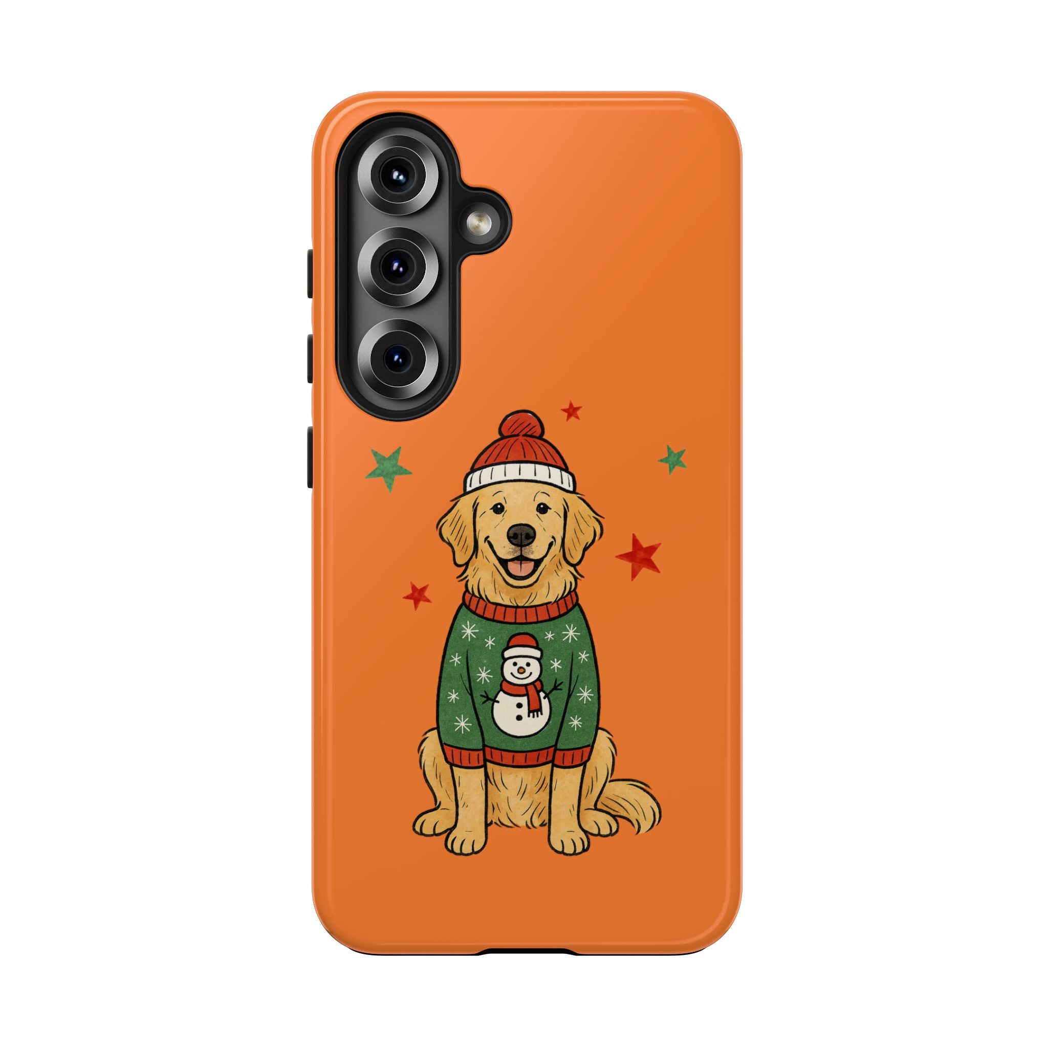 Tough Phone Case — Festive Airedale Terrier with Wreath (Holiday Dog Phone Cover)