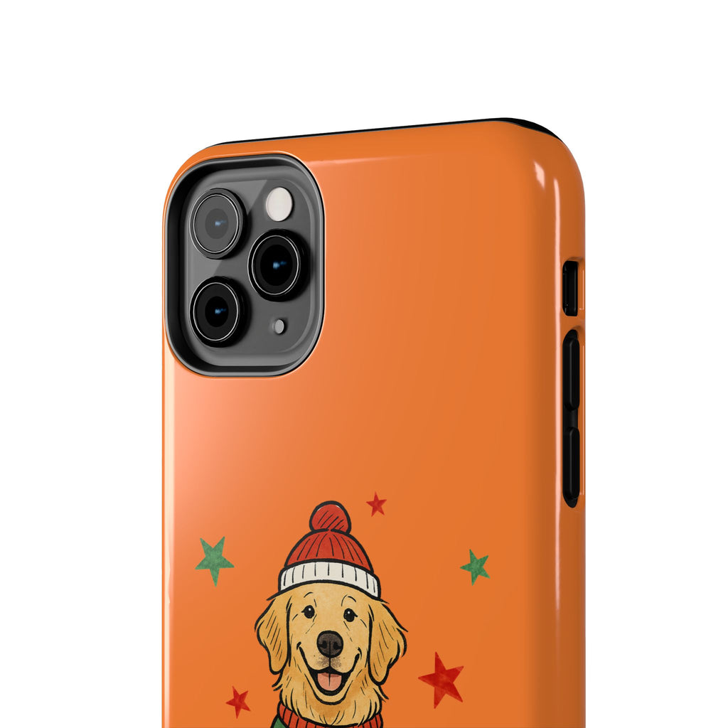 Tough Phone Case — Festive Airedale Terrier with Wreath (Holiday Dog Phone Cover)