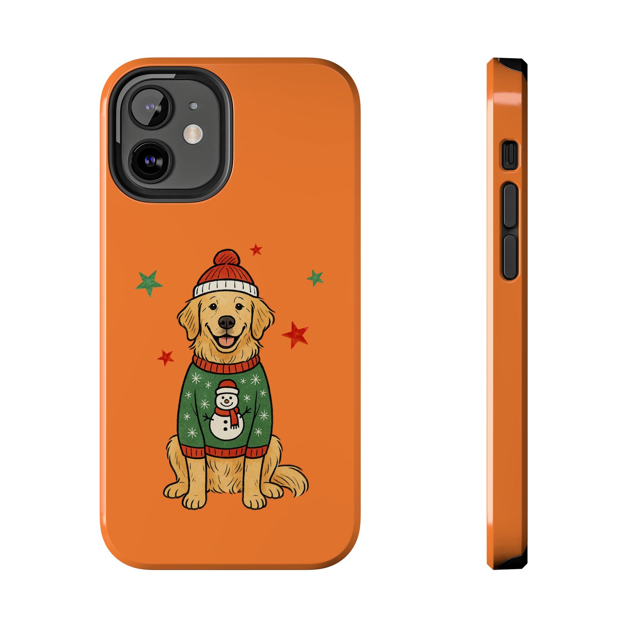 Tough Phone Case — Festive Airedale Terrier with Wreath (Holiday Dog Phone Cover)