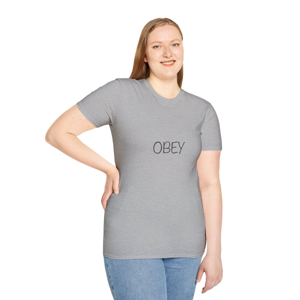 T-Shirt — Minimal 'OBEY' Graphic Tee