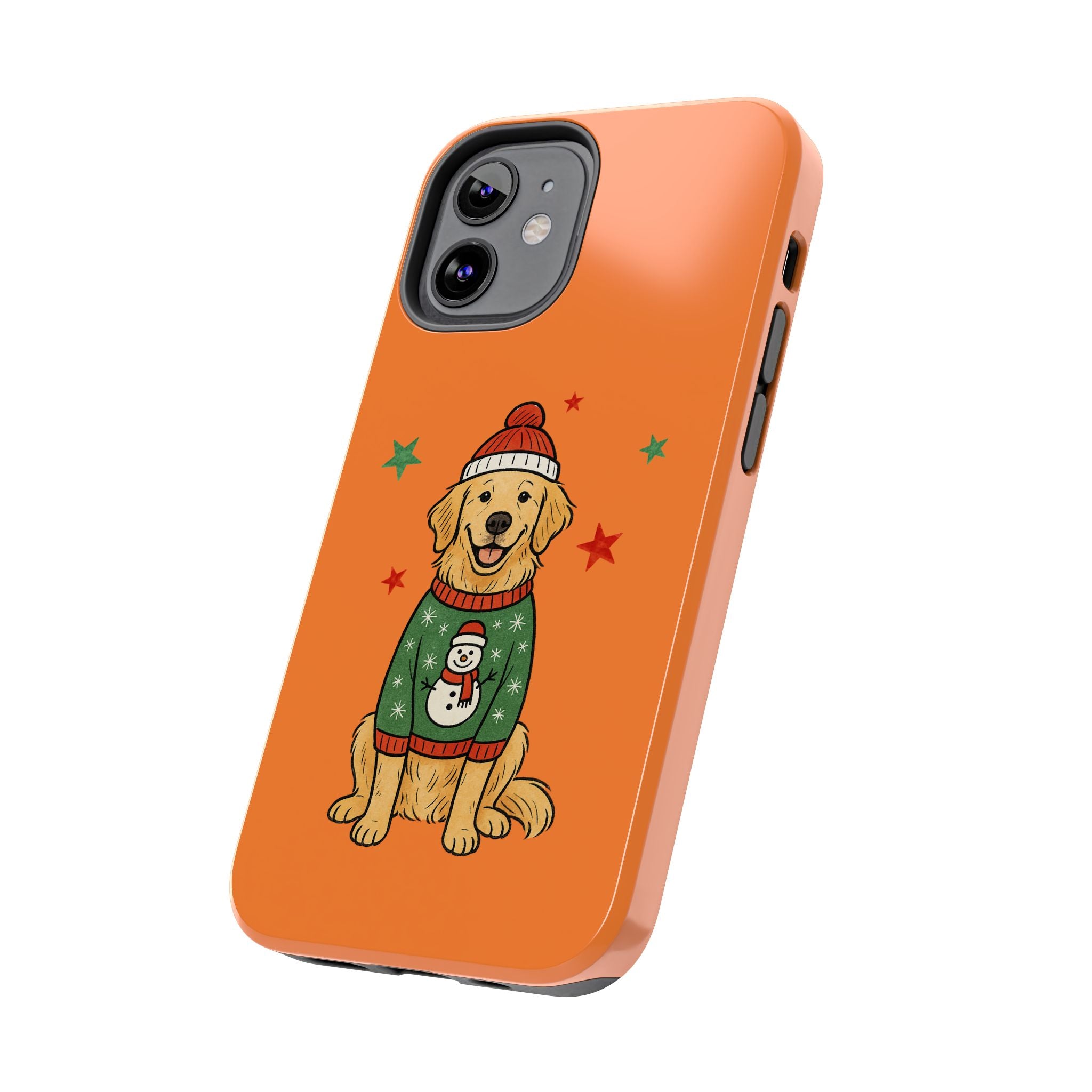 Tough Phone Case — Festive Airedale Terrier with Wreath (Holiday Dog Phone Cover)