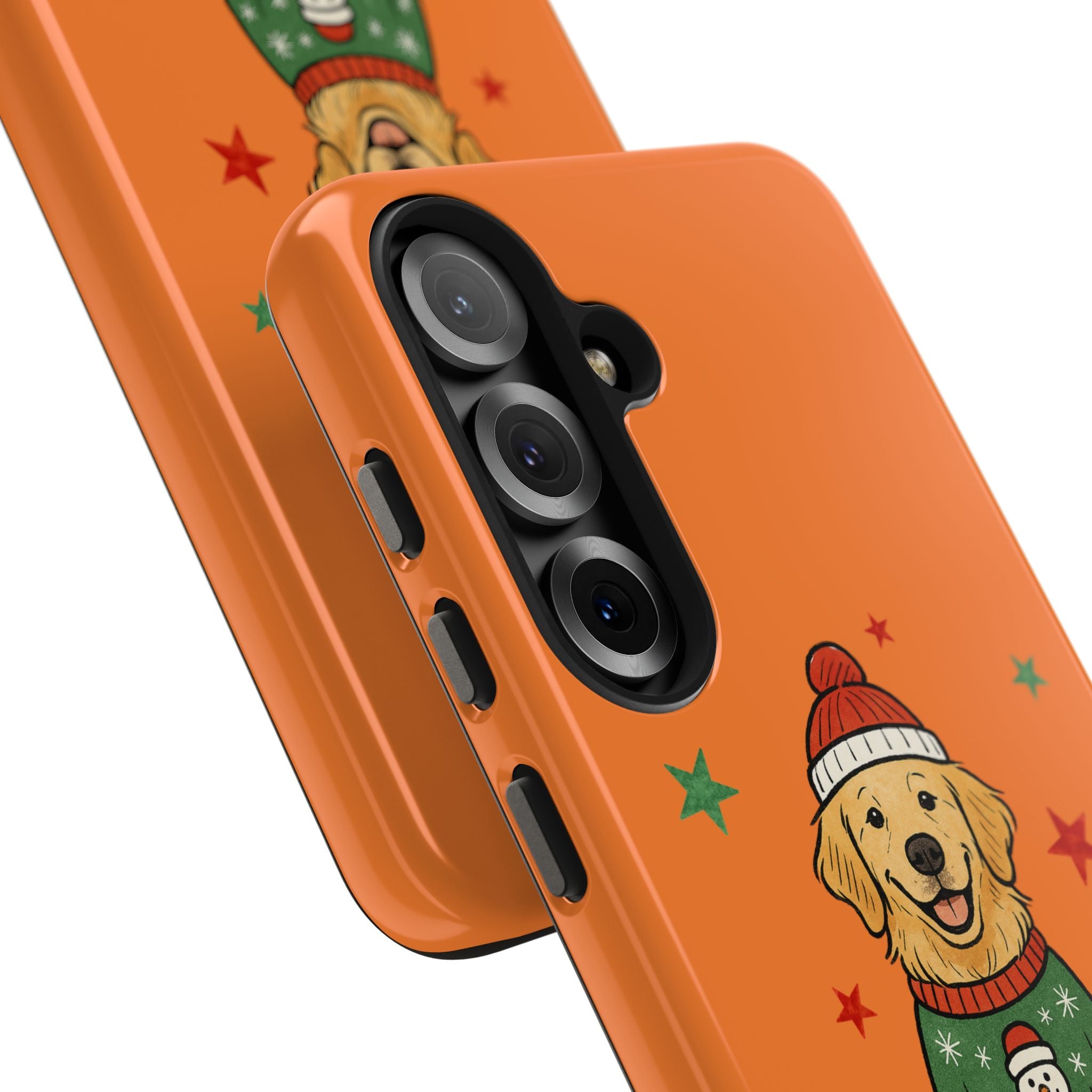 Tough Phone Case — Festive Airedale Terrier with Wreath (Holiday Dog Phone Cover)