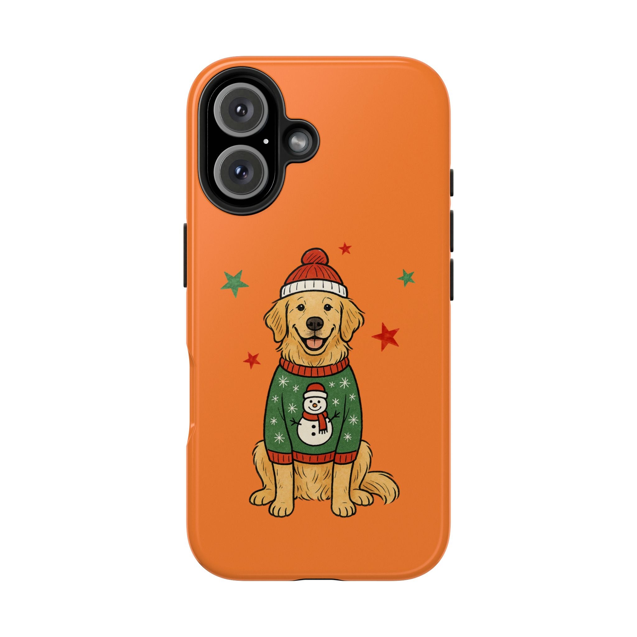 Tough Phone Case — Festive Airedale Terrier with Wreath (Holiday Dog Phone Cover)