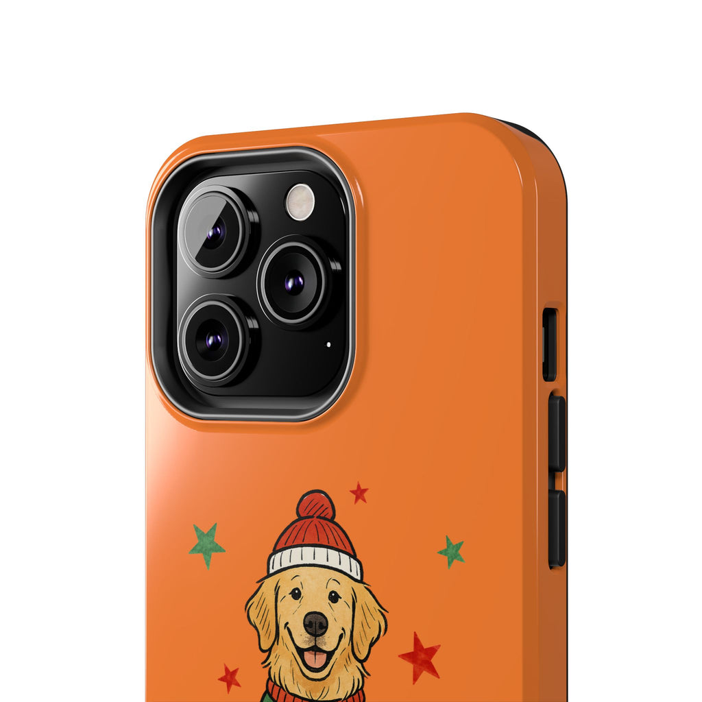 Tough Phone Case — Festive Airedale Terrier with Wreath (Holiday Dog Phone Cover)