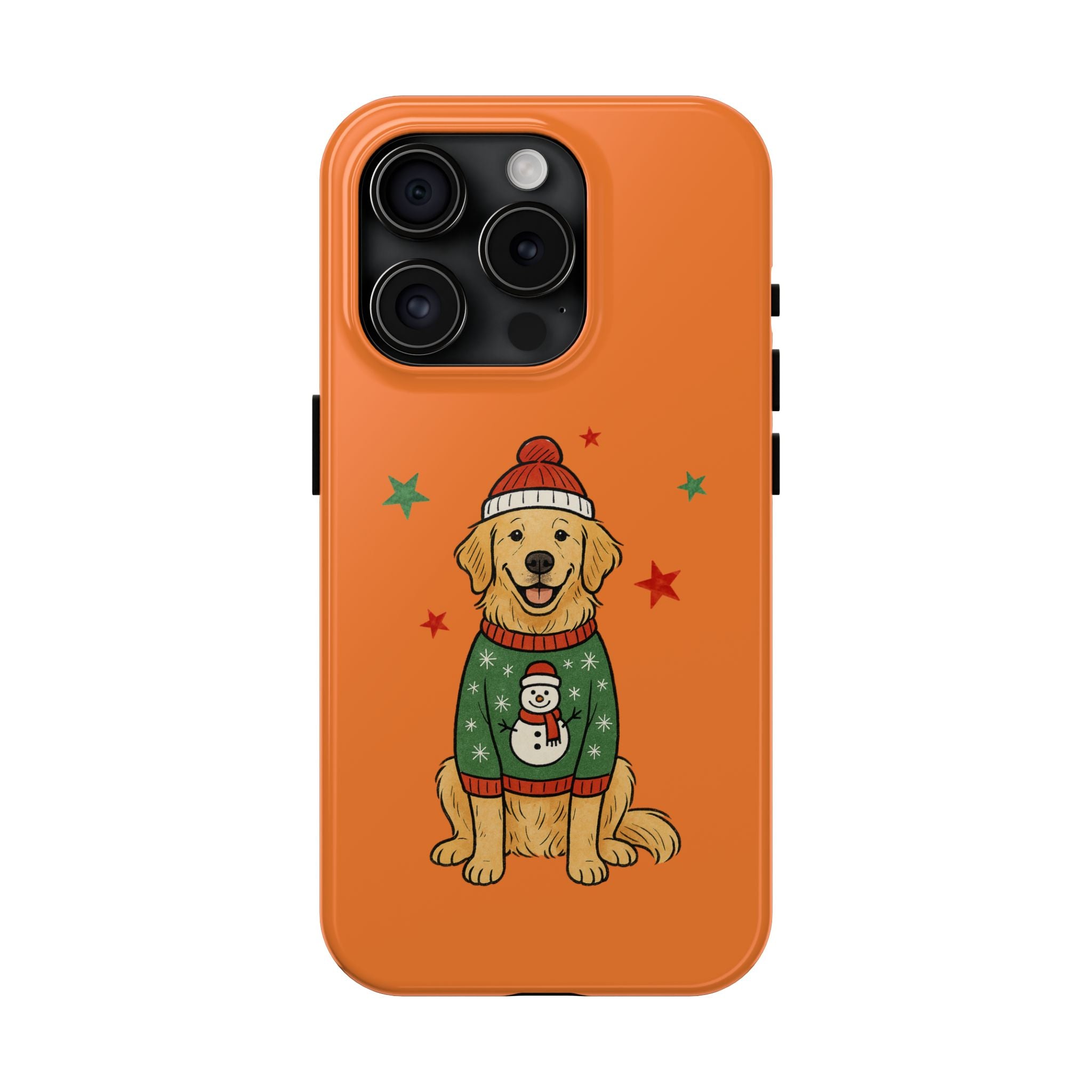 Tough Phone Case — Festive Airedale Terrier with Wreath (Holiday Dog Phone Cover)