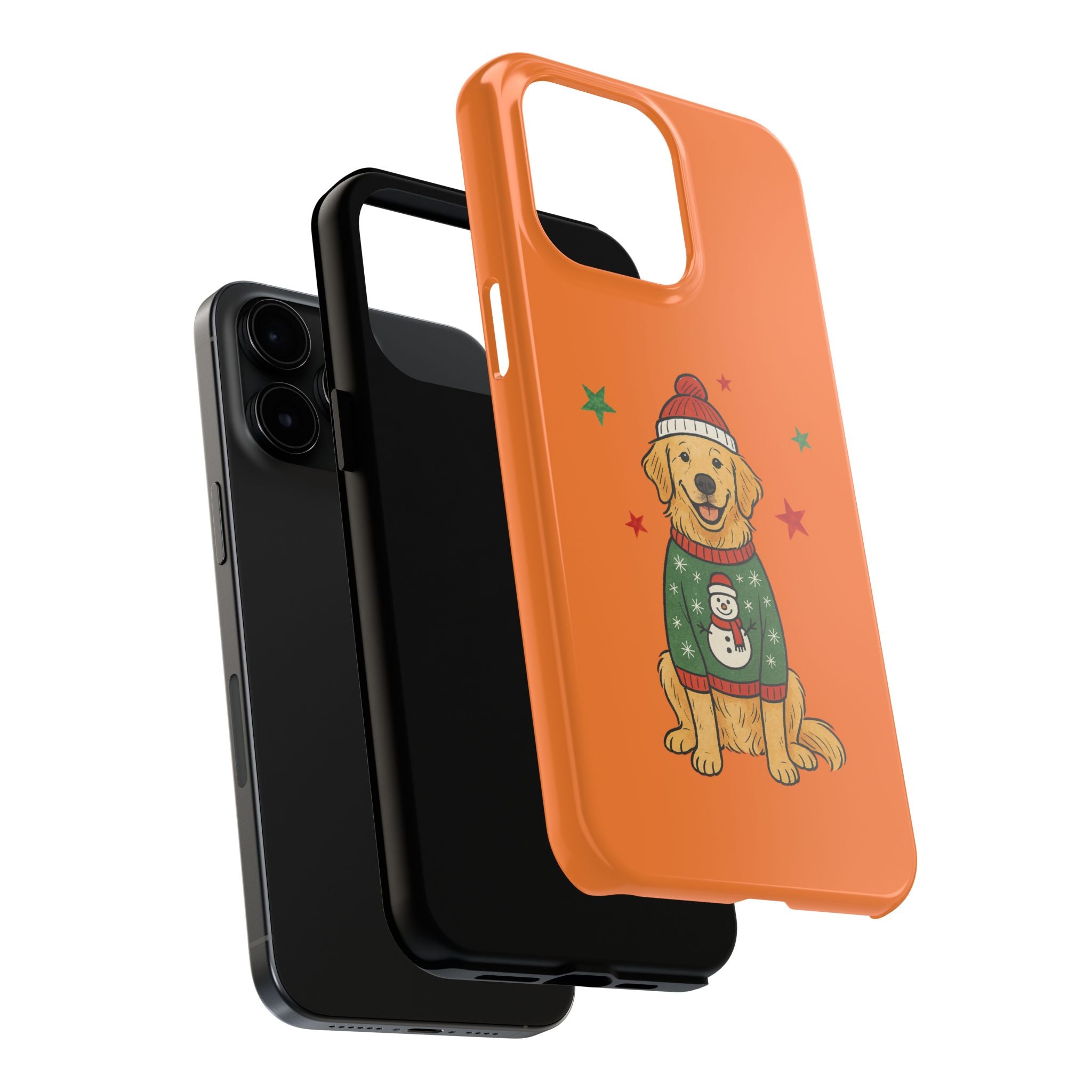 Tough Phone Case — Festive Airedale Terrier with Wreath (Holiday Dog Phone Cover)