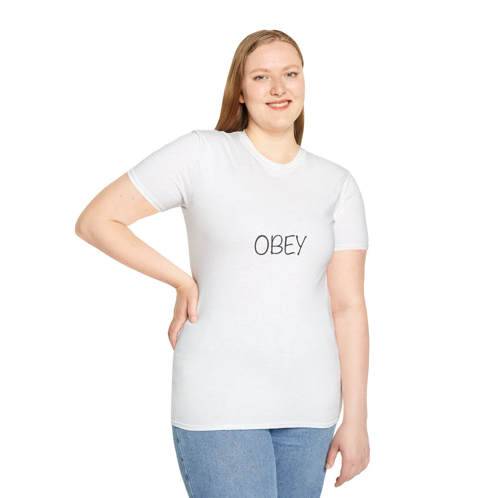 T-Shirt — Minimal 'OBEY' Graphic Tee