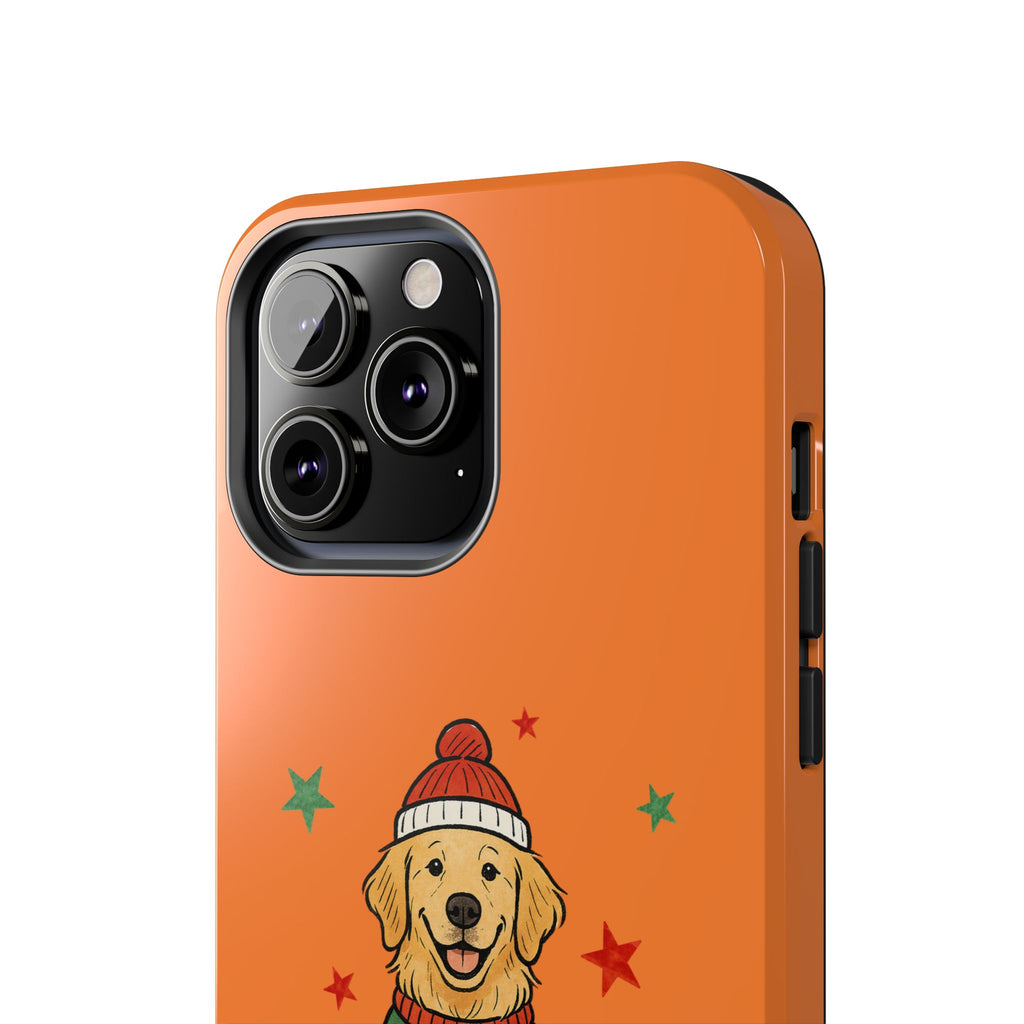 Tough Phone Case — Festive Airedale Terrier with Wreath (Holiday Dog Phone Cover)