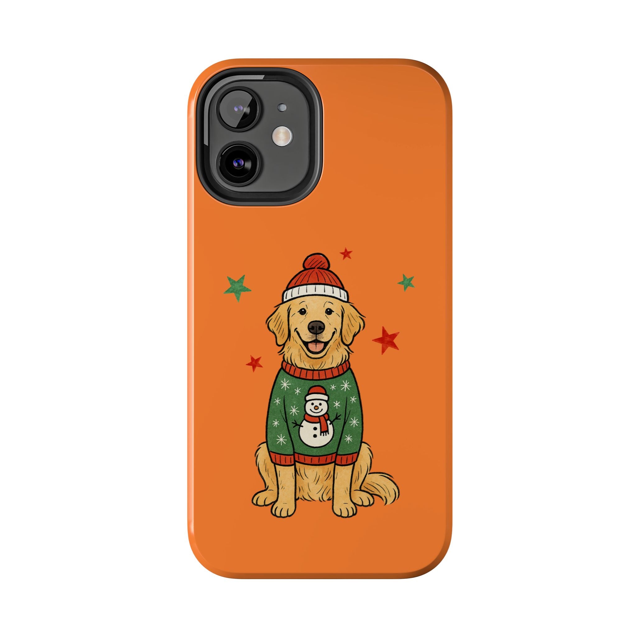 Tough Phone Case — Festive Airedale Terrier with Wreath (Holiday Dog Phone Cover)