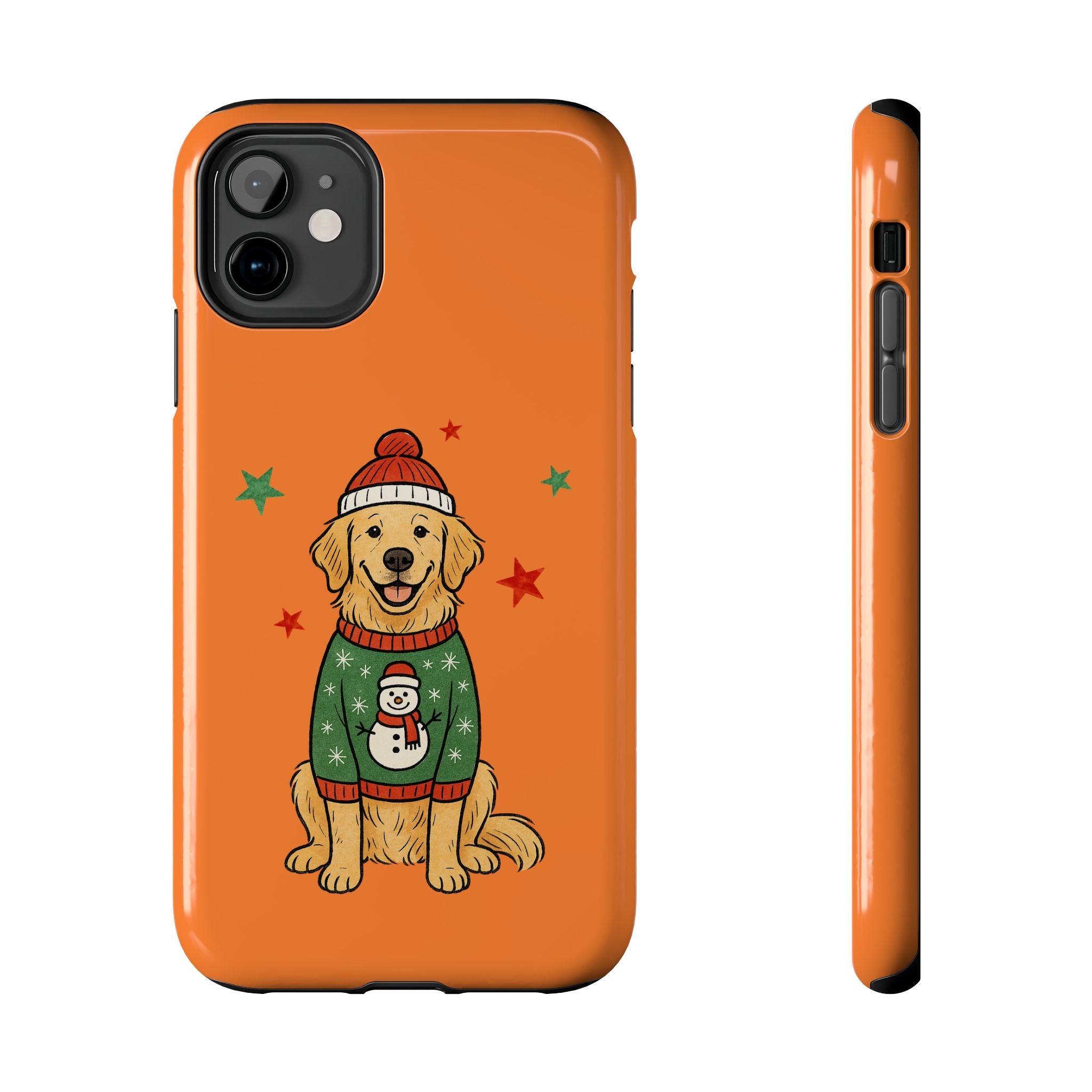 Tough Phone Case — Festive Airedale Terrier with Wreath (Holiday Dog Phone Cover)