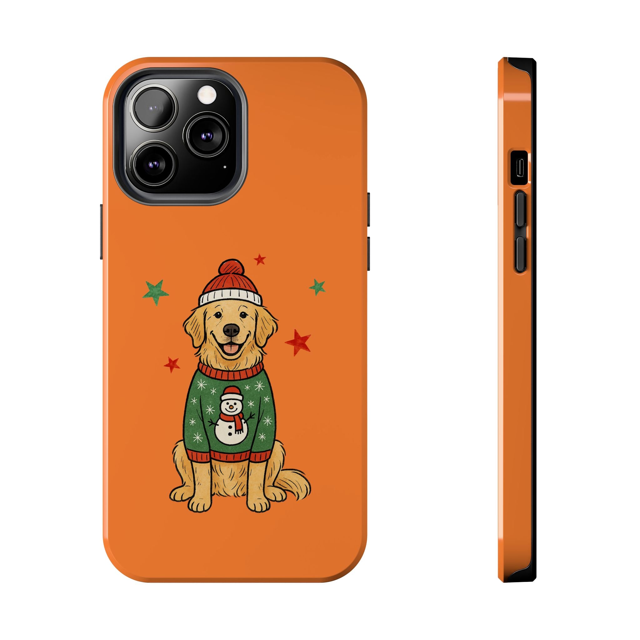 Tough Phone Case — Festive Airedale Terrier with Wreath (Holiday Dog Phone Cover)