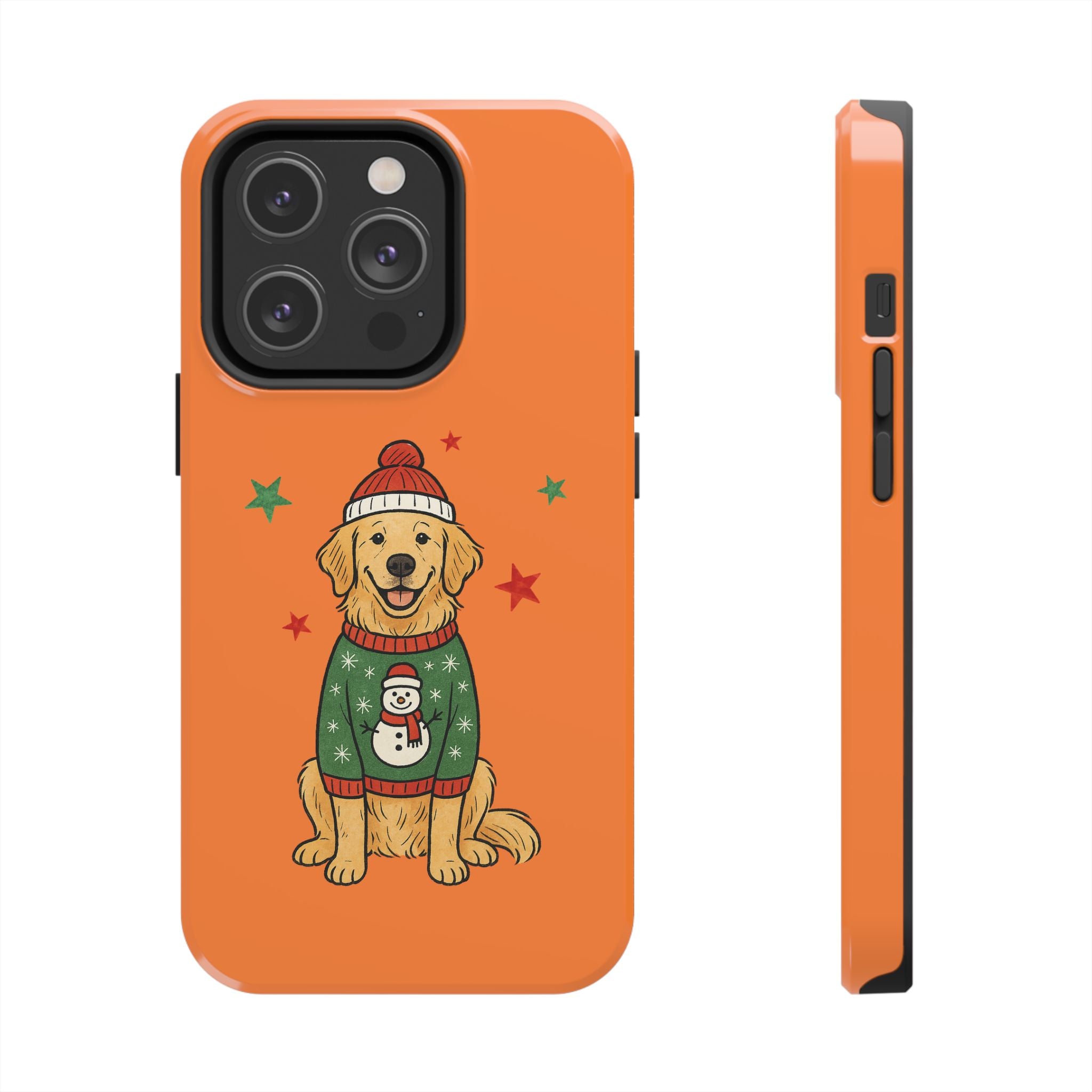 Tough Phone Case — Festive Airedale Terrier with Wreath (Holiday Dog Phone Cover)