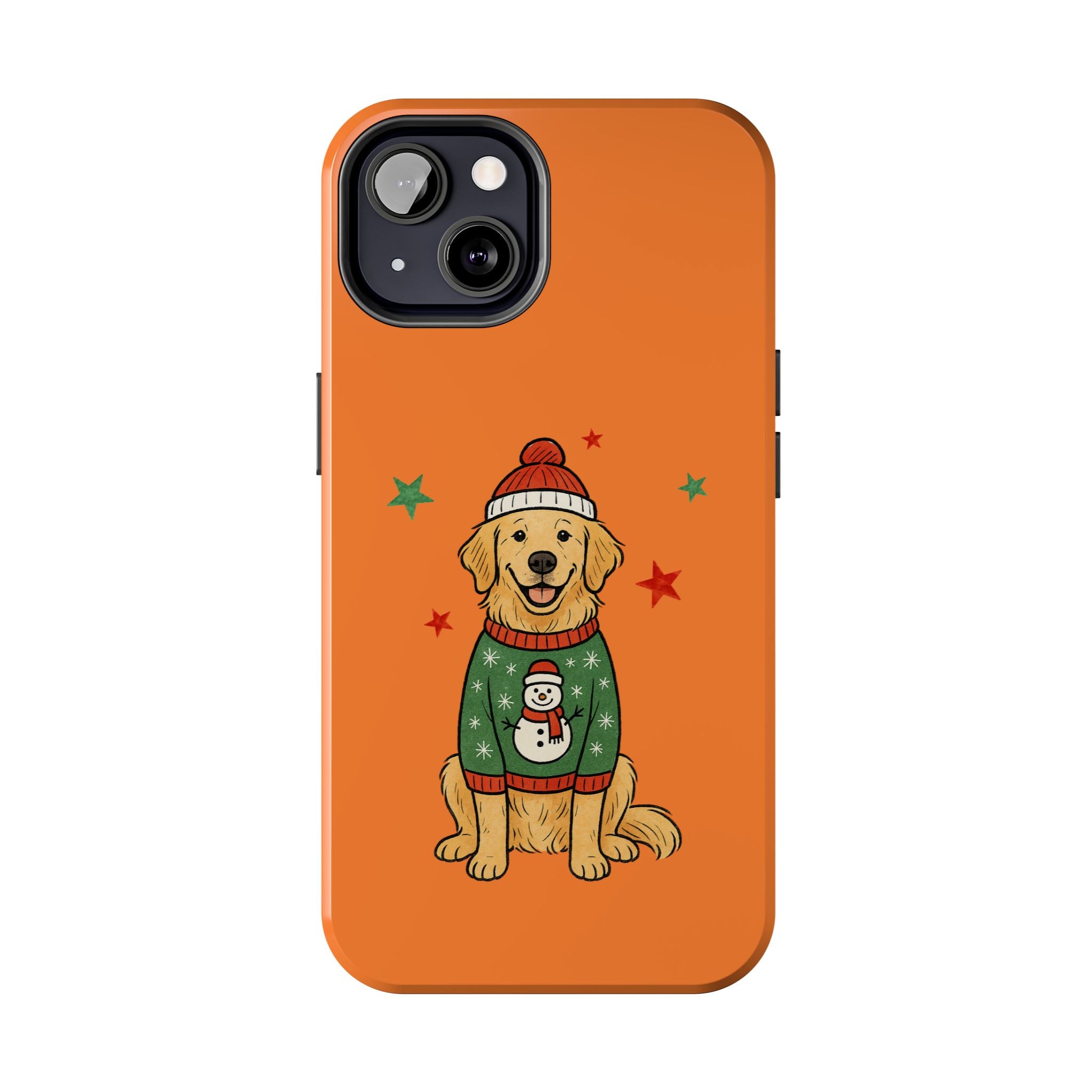 Tough Phone Case — Festive Airedale Terrier with Wreath (Holiday Dog Phone Cover)