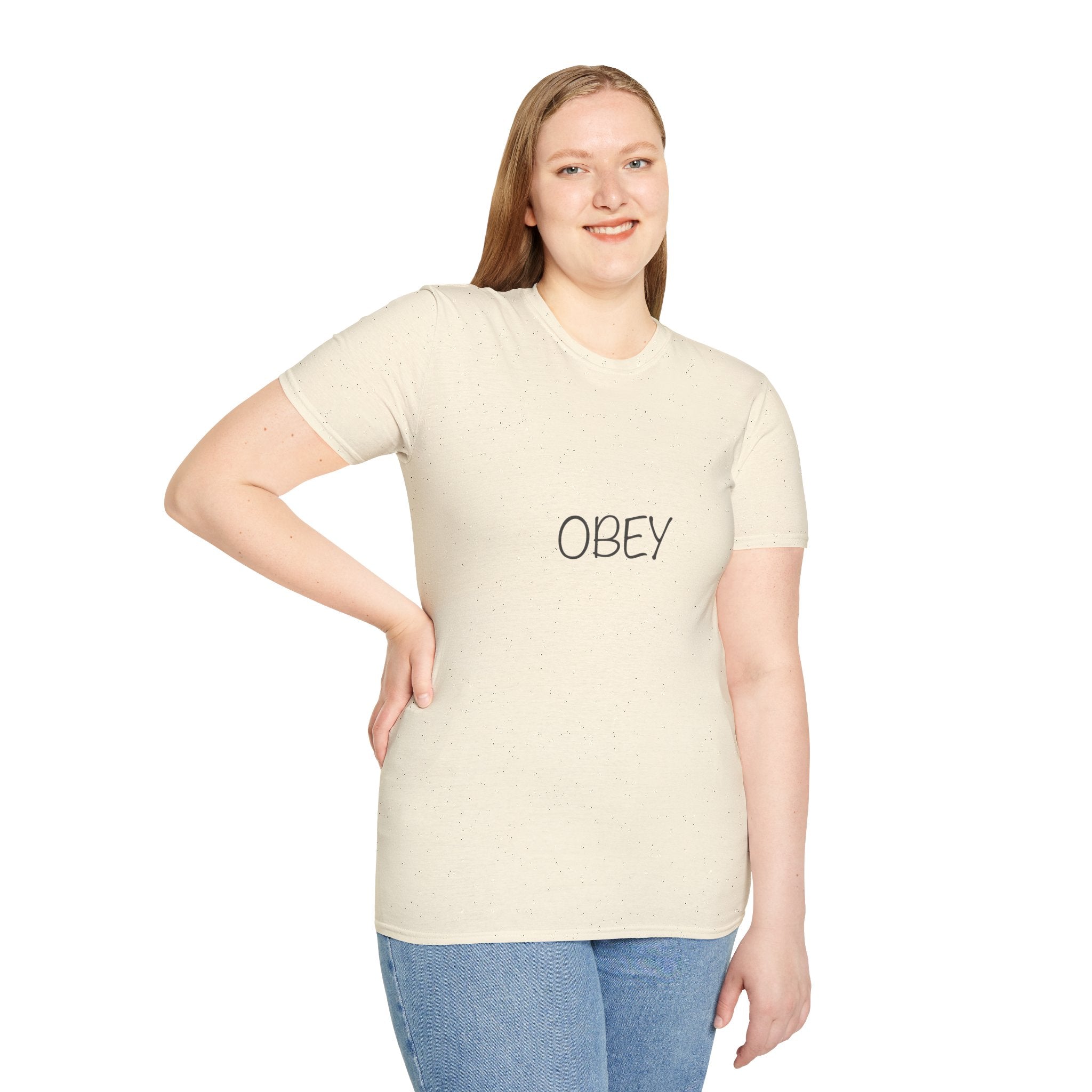 T-Shirt — Minimal 'OBEY' Graphic Tee