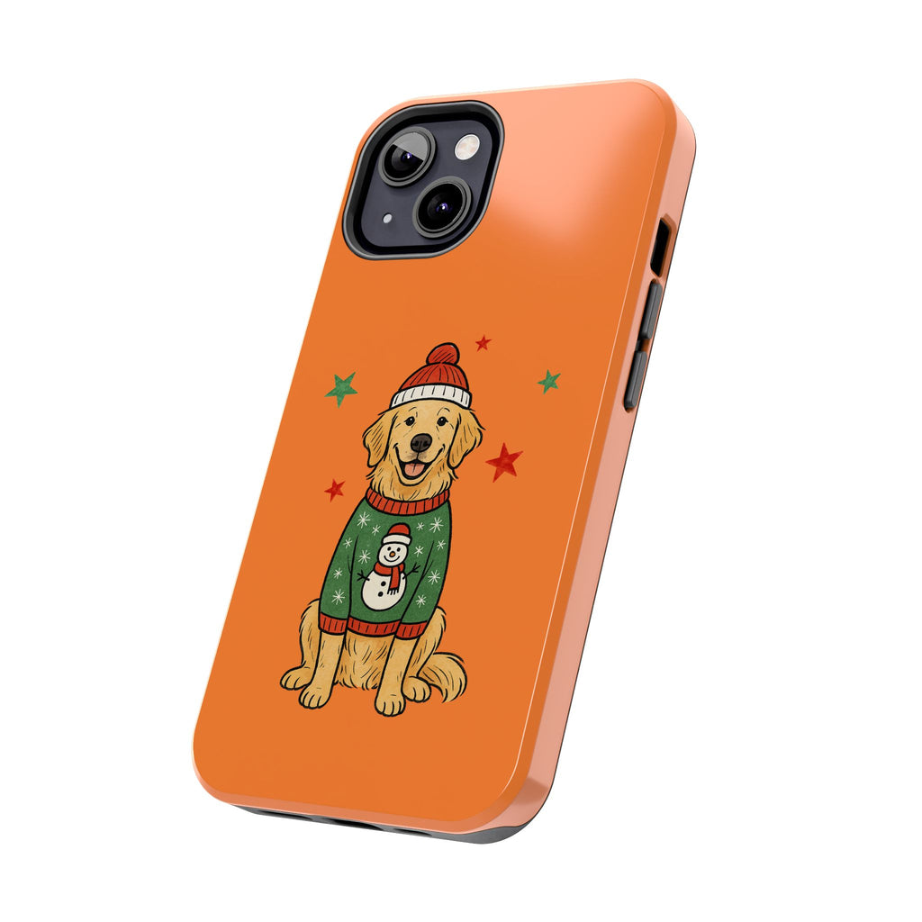 Tough Phone Case — Festive Airedale Terrier with Wreath (Holiday Dog Phone Cover)