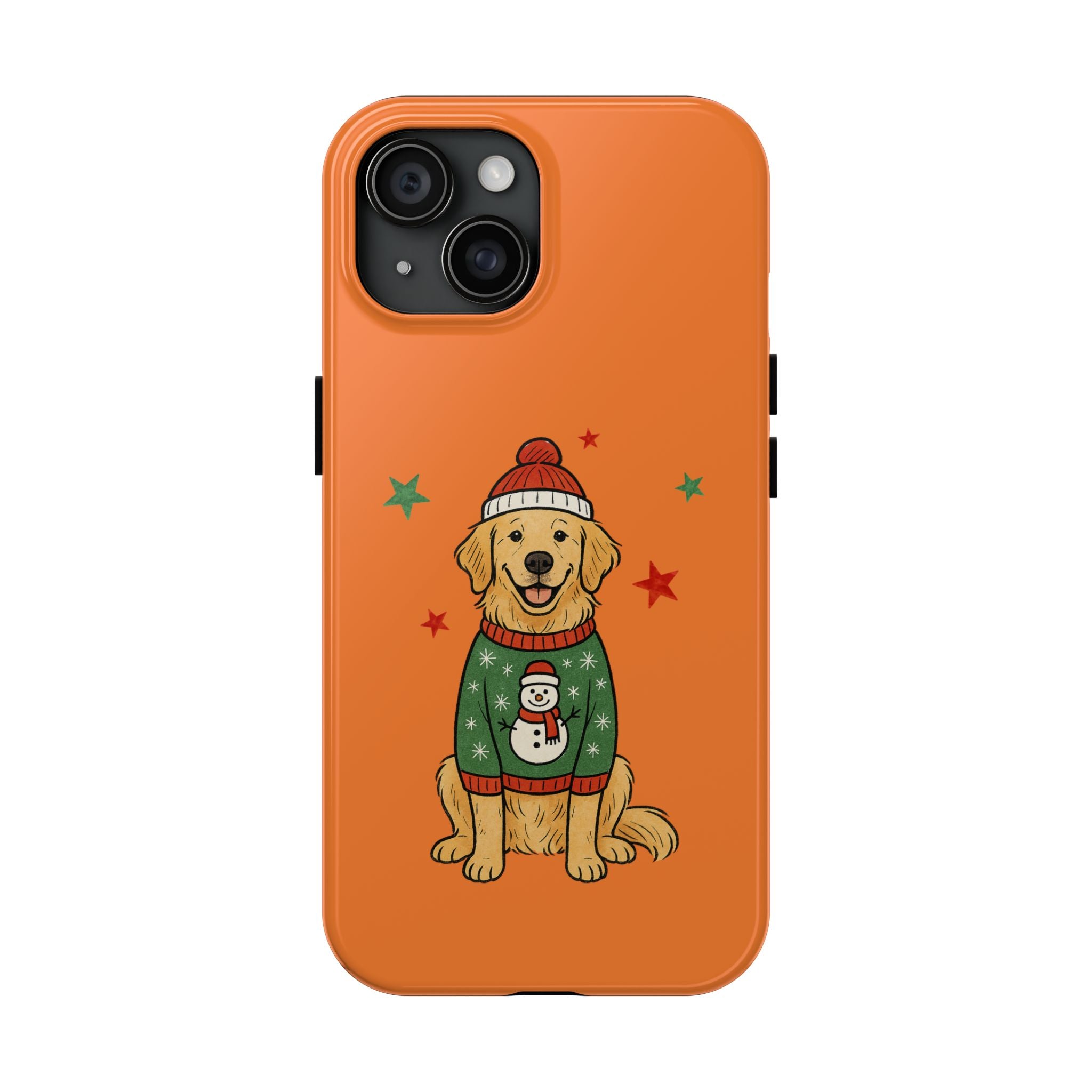 Tough Phone Case — Festive Airedale Terrier with Wreath (Holiday Dog Phone Cover)