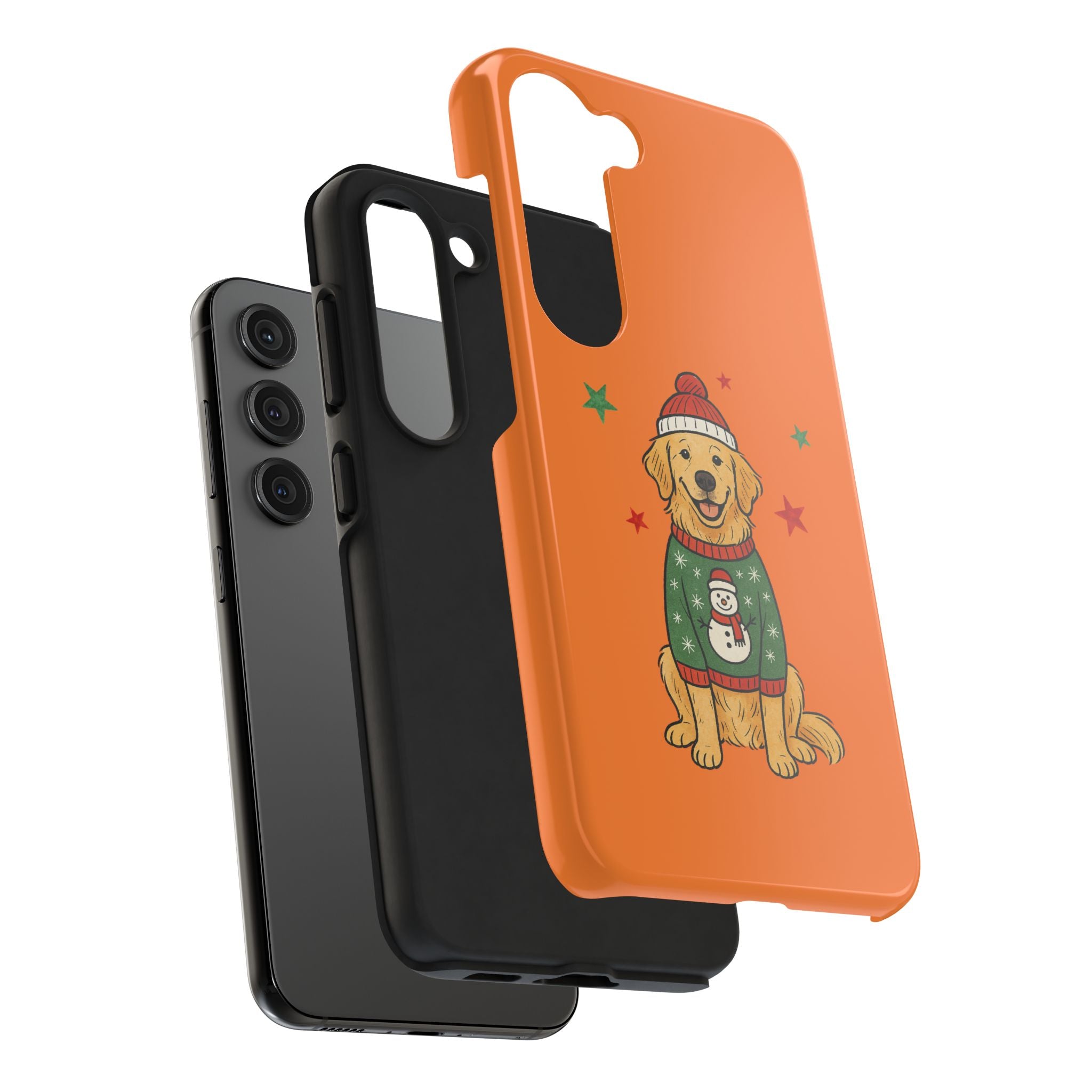 Tough Phone Case — Festive Airedale Terrier with Wreath (Holiday Dog Phone Cover)