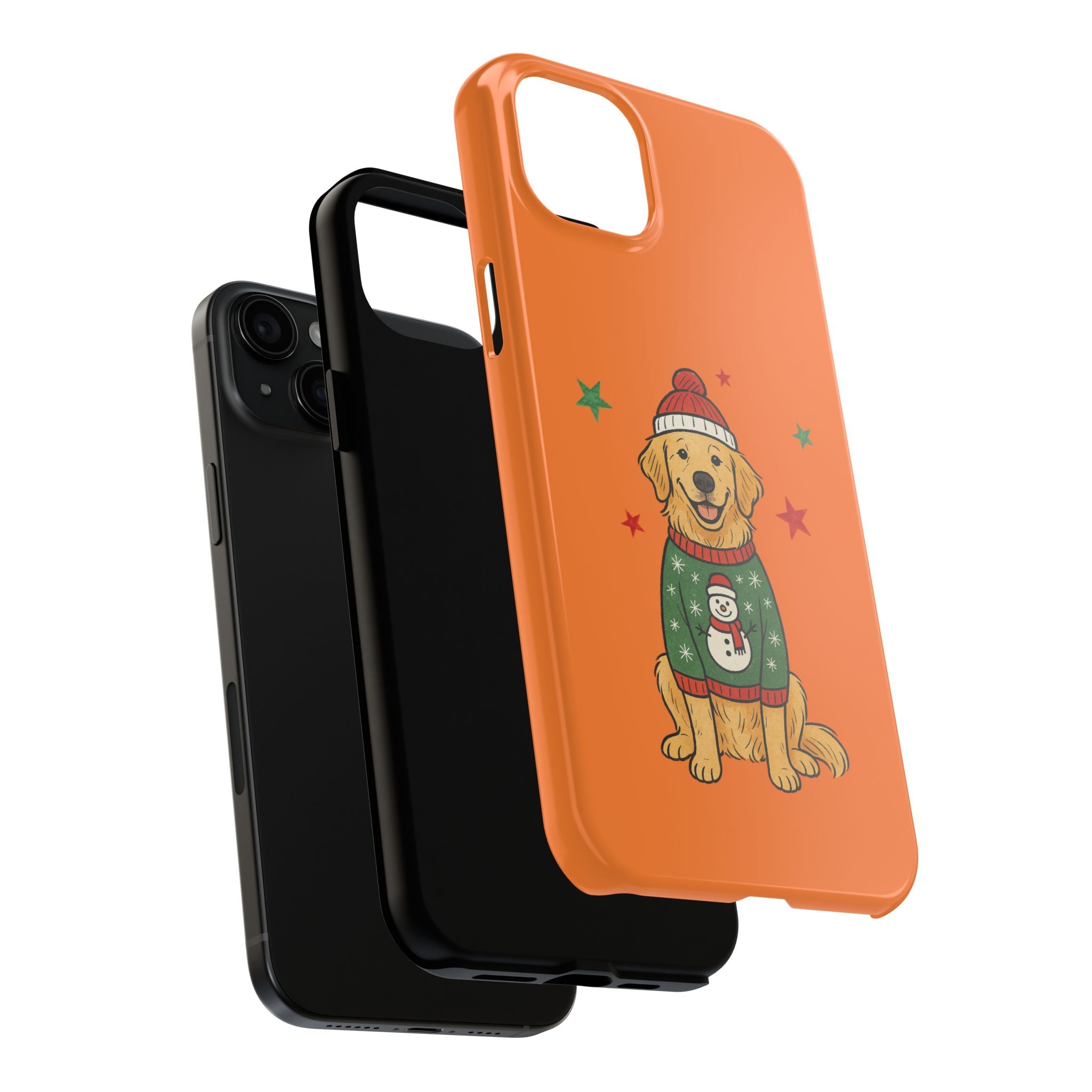 Tough Phone Case — Festive Airedale Terrier with Wreath (Holiday Dog Phone Cover)