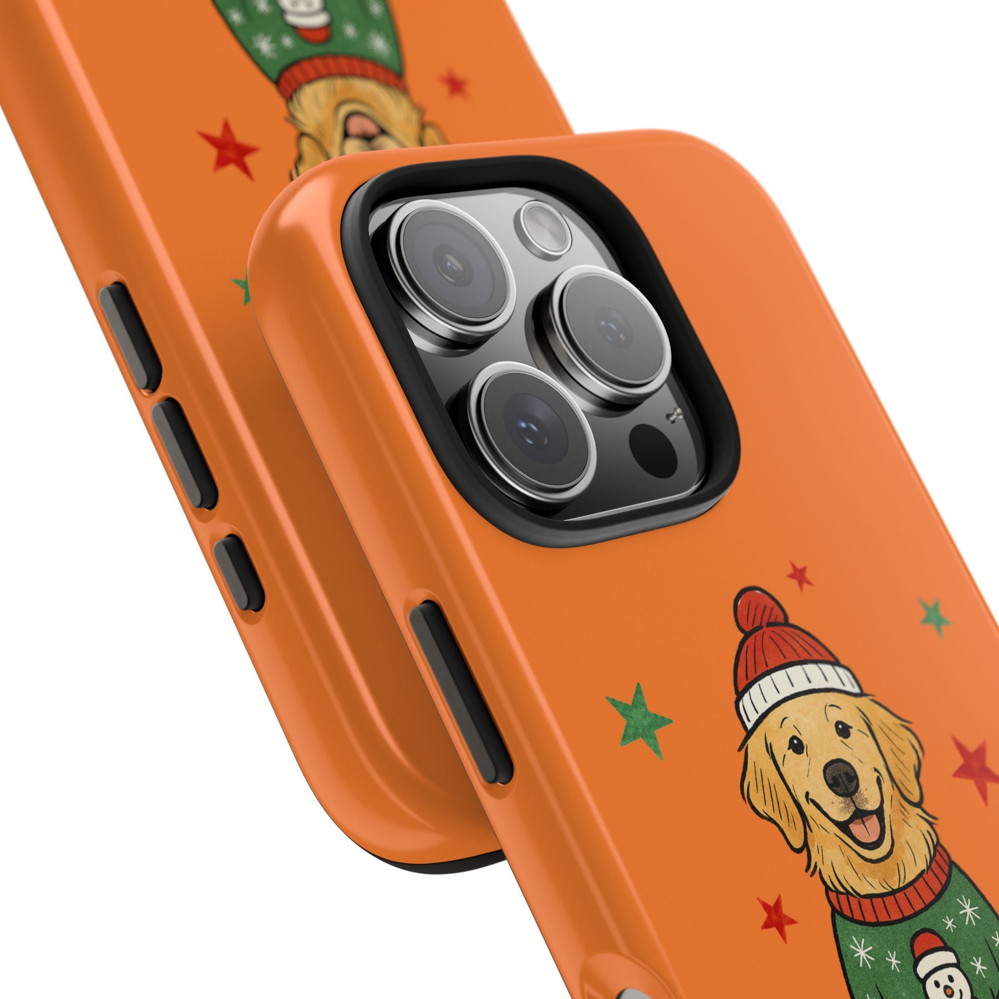 Tough Phone Case — Festive Airedale Terrier with Wreath (Holiday Dog Phone Cover)