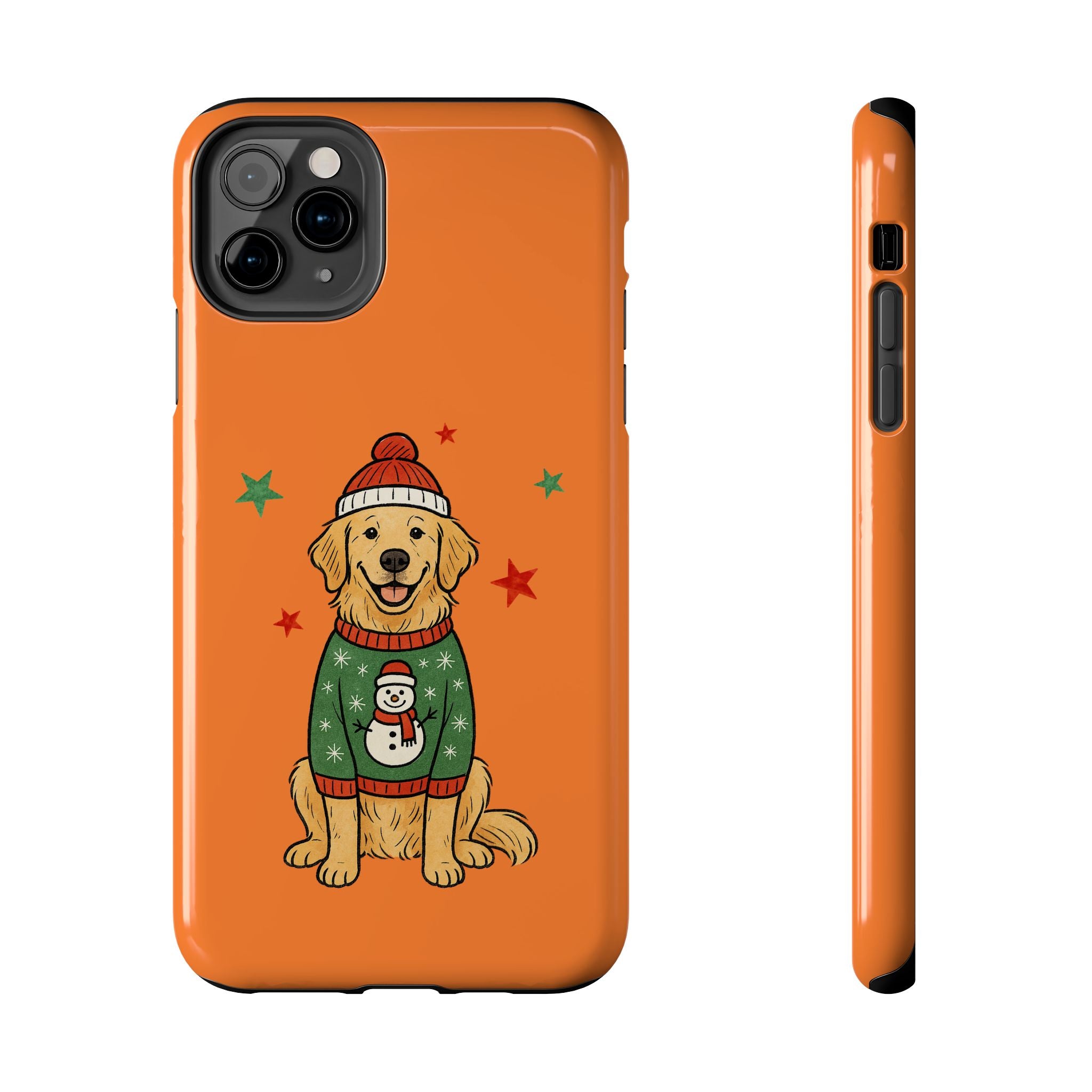 Tough Phone Case — Festive Airedale Terrier with Wreath (Holiday Dog Phone Cover)