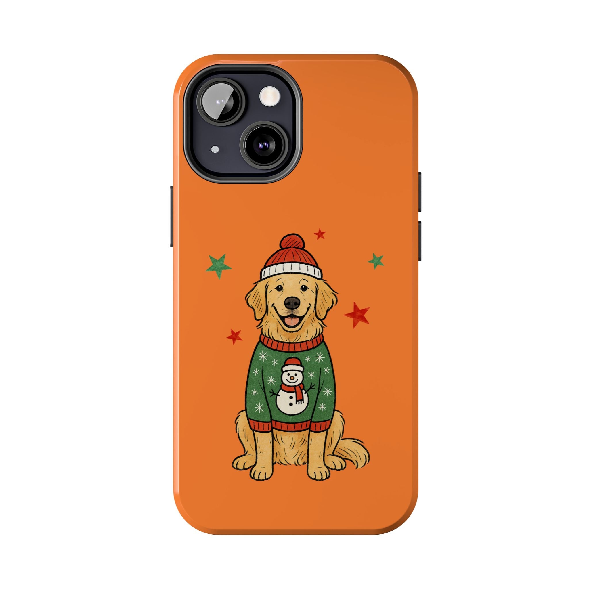 Tough Phone Case — Festive Airedale Terrier with Wreath (Holiday Dog Phone Cover)