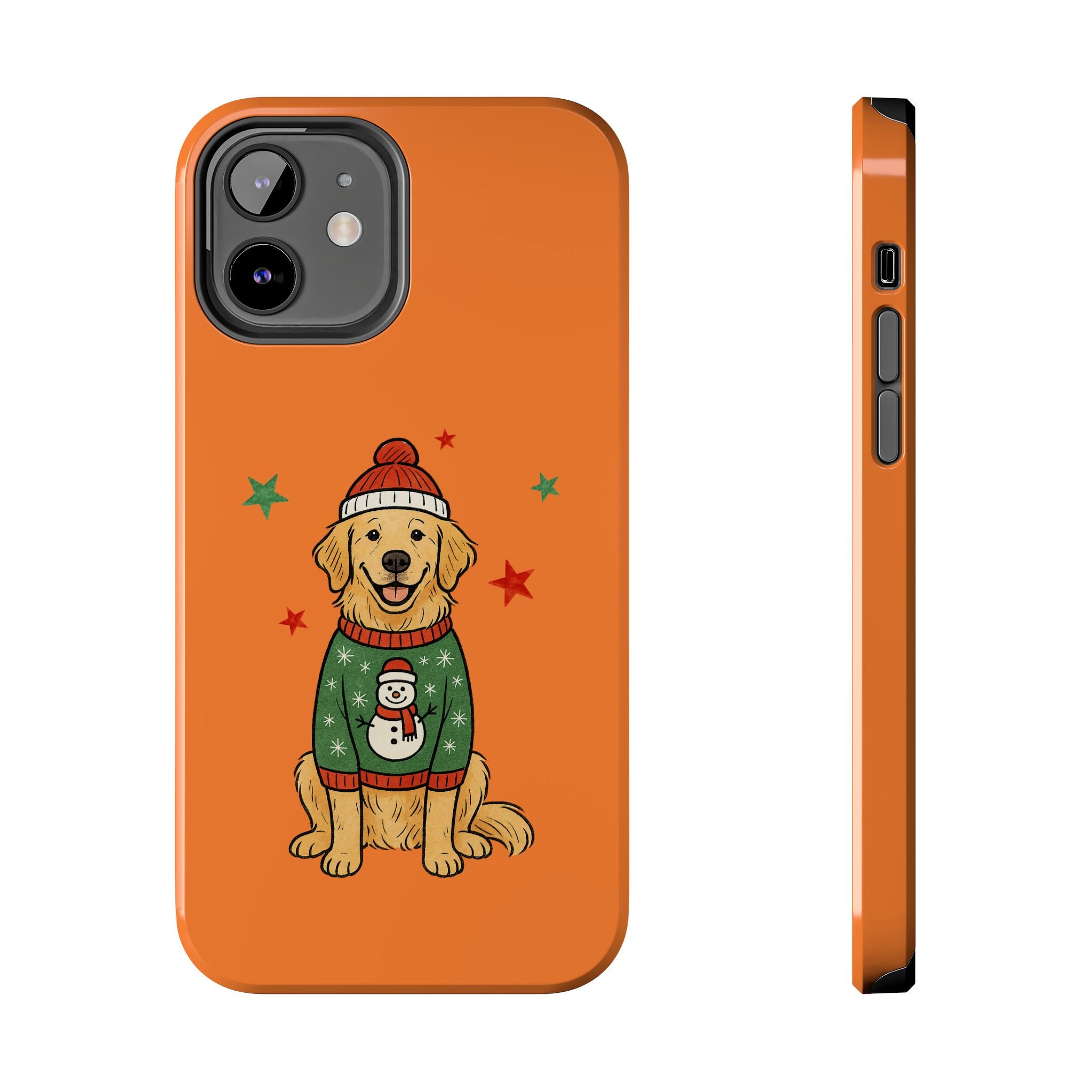Tough Phone Case — Festive Airedale Terrier with Wreath (Holiday Dog Phone Cover)