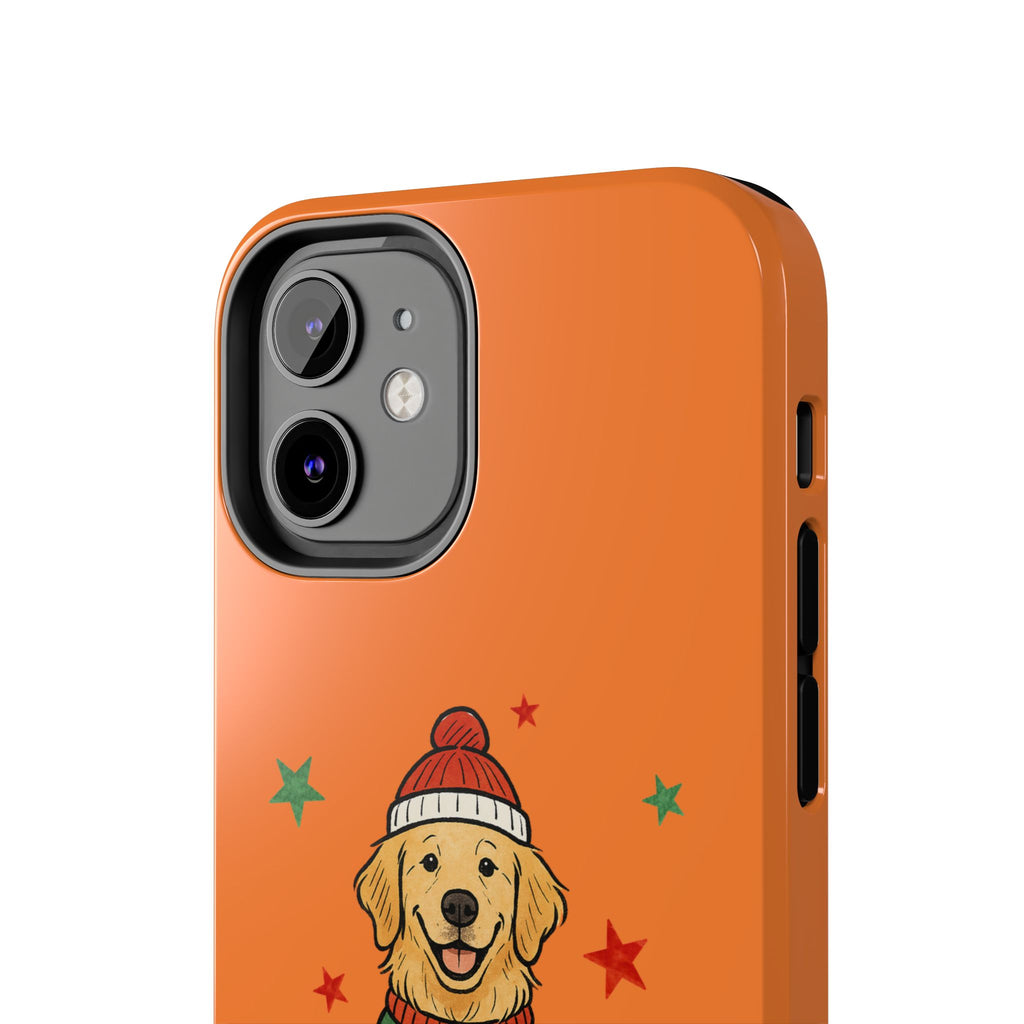 Tough Phone Case — Festive Airedale Terrier with Wreath (Holiday Dog Phone Cover)