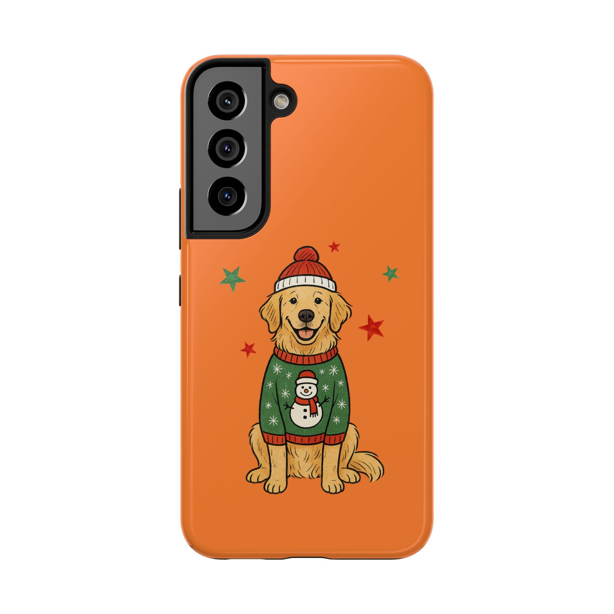 Tough Phone Case — Festive Airedale Terrier with Wreath (Holiday Dog Phone Cover)