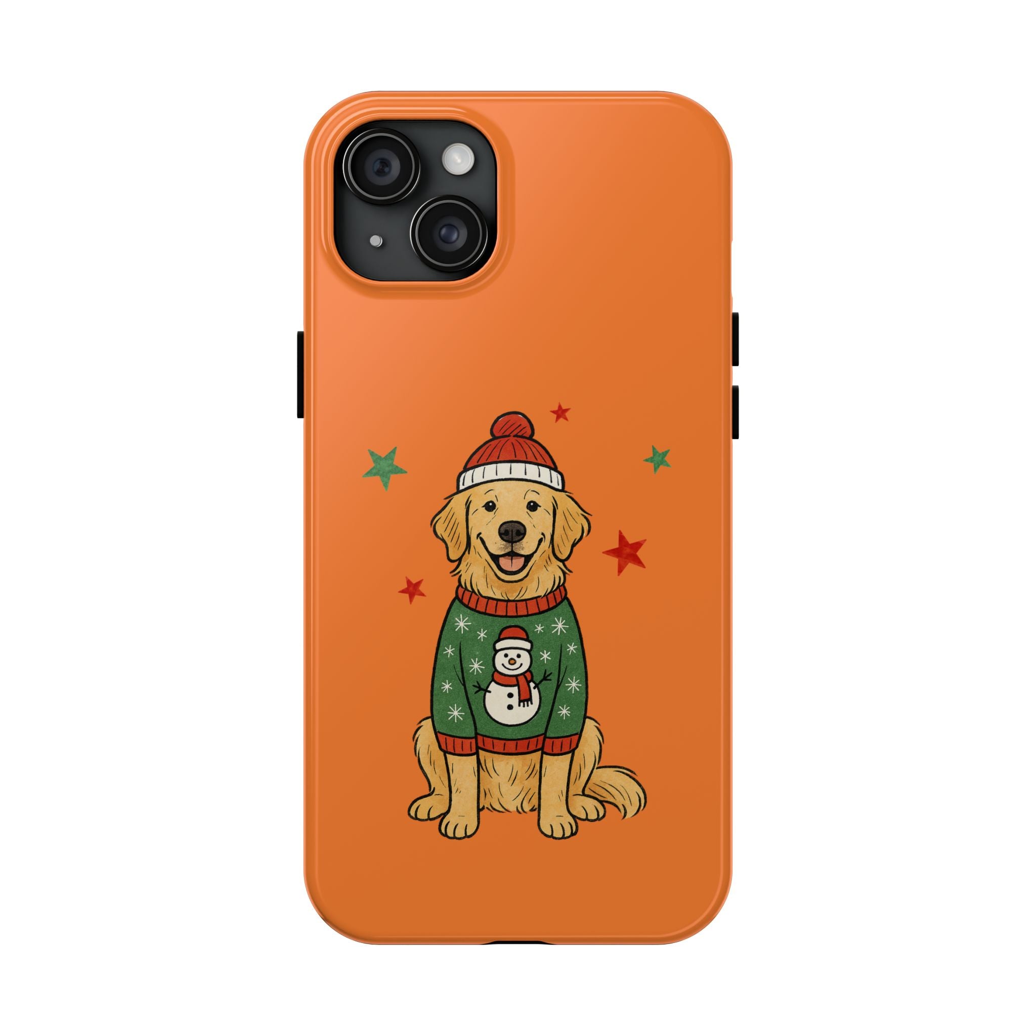 Tough Phone Case — Festive Airedale Terrier with Wreath (Holiday Dog Phone Cover)