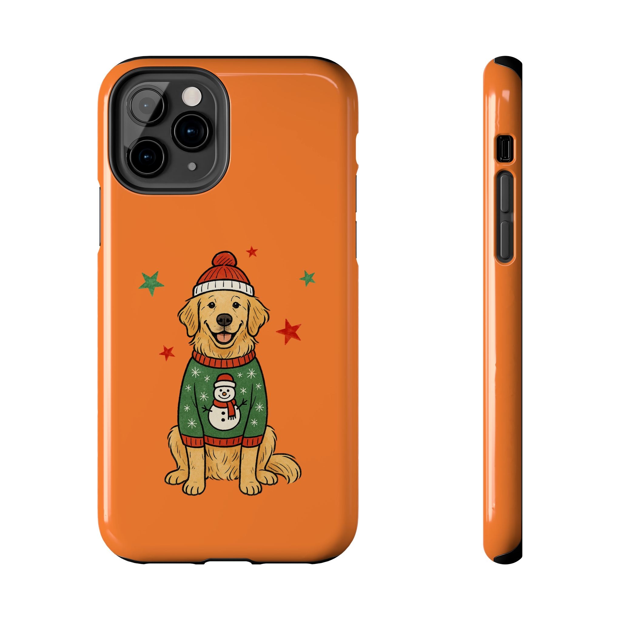 Tough Phone Case — Festive Airedale Terrier with Wreath (Holiday Dog Phone Cover)