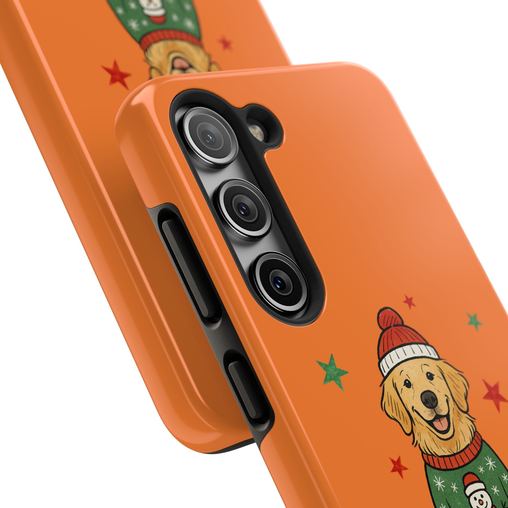 Tough Phone Case — Festive Airedale Terrier with Wreath (Holiday Dog Phone Cover)