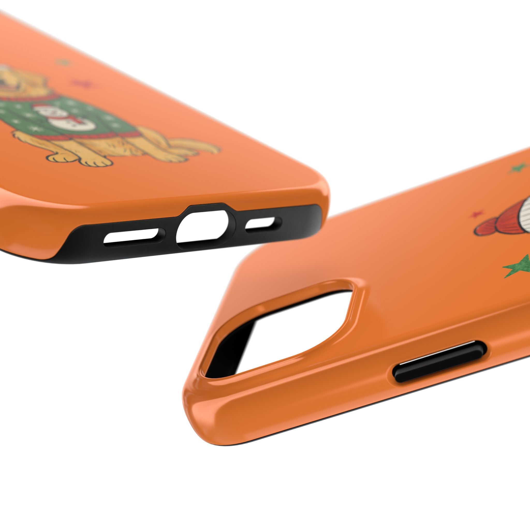 Tough Phone Case — Festive Airedale Terrier with Wreath (Holiday Dog Phone Cover)