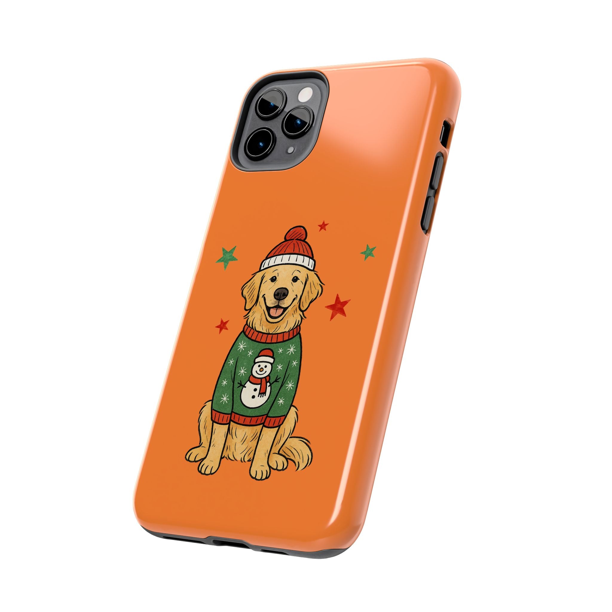 Tough Phone Case — Festive Airedale Terrier with Wreath (Holiday Dog Phone Cover)