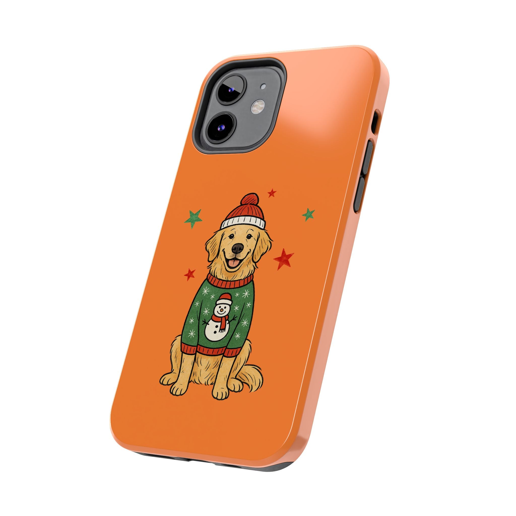 Tough Phone Case — Festive Airedale Terrier with Wreath (Holiday Dog Phone Cover)