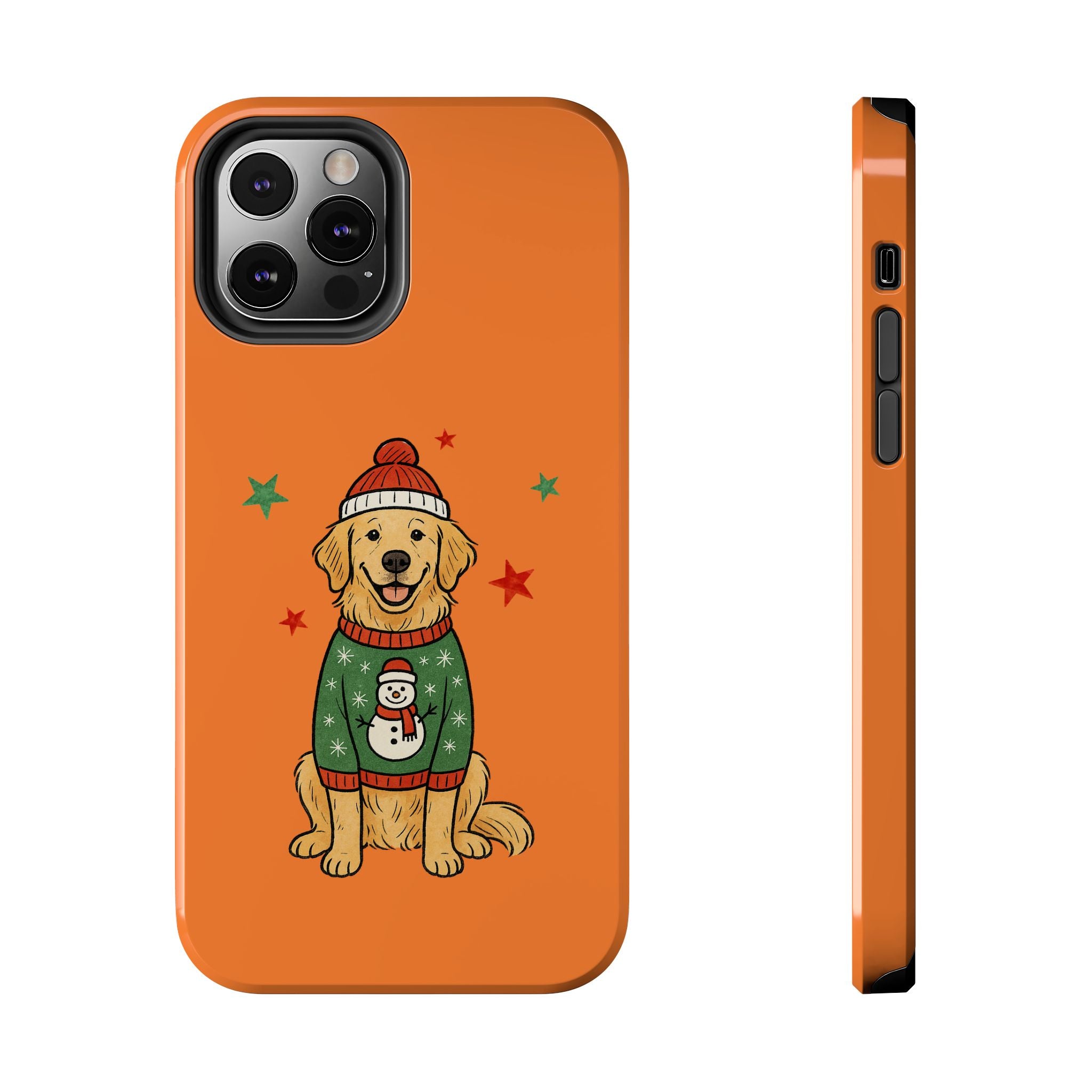 Tough Phone Case — Festive Airedale Terrier with Wreath (Holiday Dog Phone Cover)