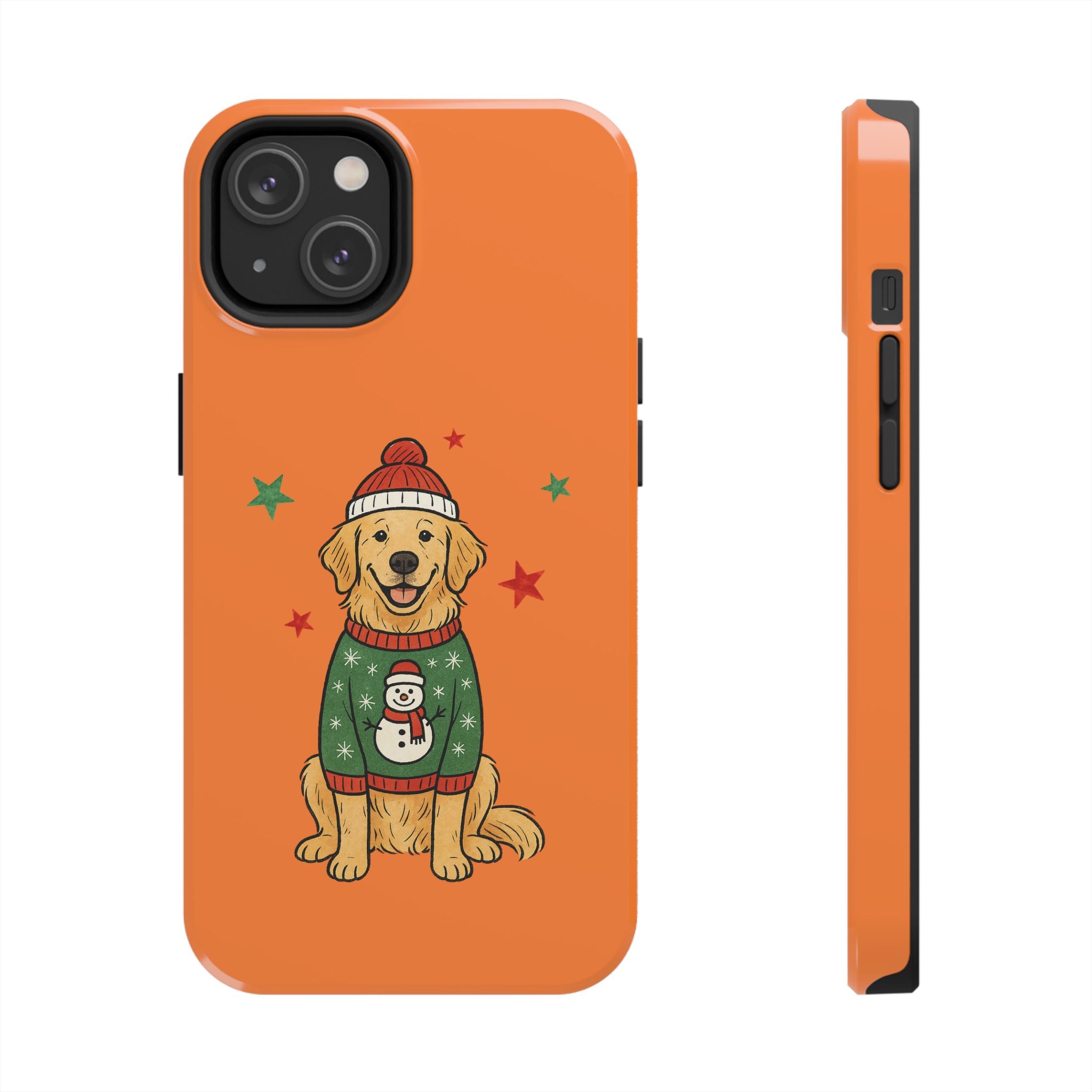 Tough Phone Case — Festive Airedale Terrier with Wreath (Holiday Dog Phone Cover)