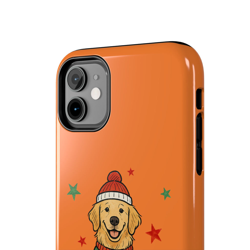 Tough Phone Case — Festive Airedale Terrier with Wreath (Holiday Dog Phone Cover)